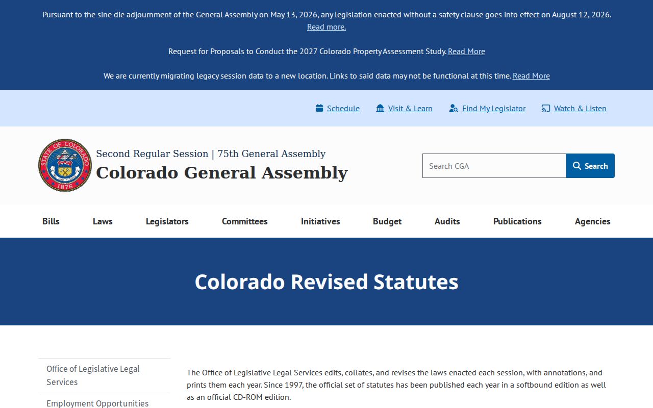 Montrose County civil court docket Colorado statutes access