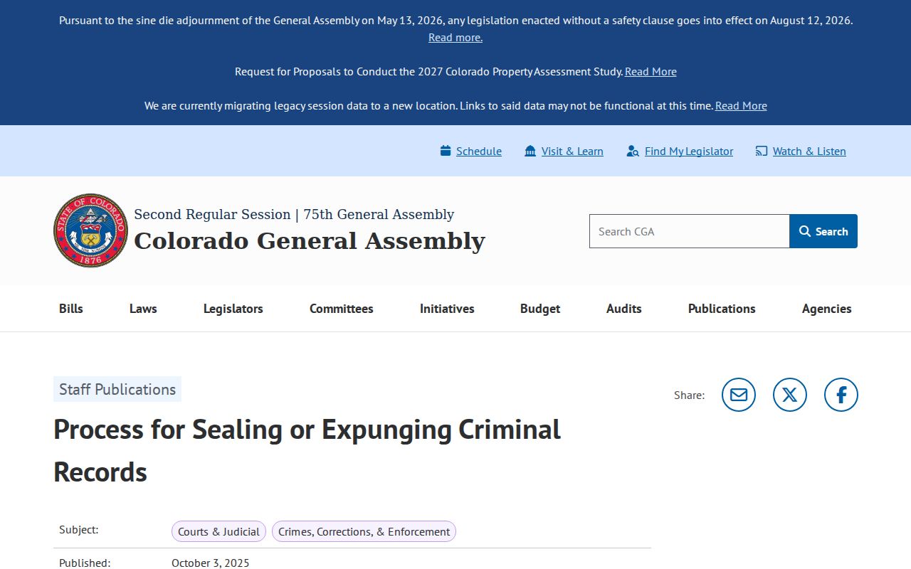 Montrose County criminal court docket sealing overview